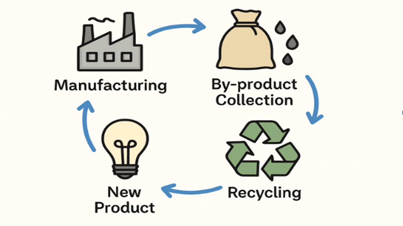The Role of By-Product Recycling in a Circular Economy