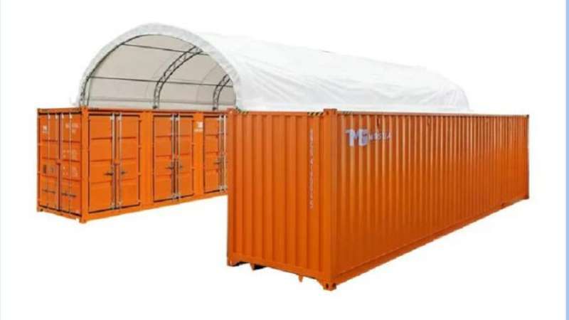 Dual Truss Container Shelter
